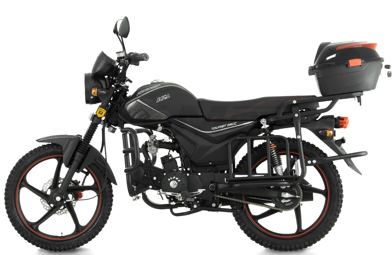 Мопед ROCKOT ALPHA TOURIST (черный матовый)