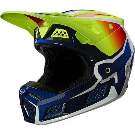 Шлем Fox V3 RS Relm Helmet Flow Yellow